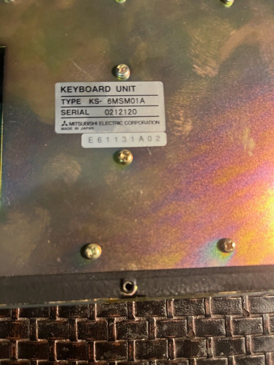 Mitsubishi KS-6MSM01A Keyboard Unit Mori Seiki 501 Control