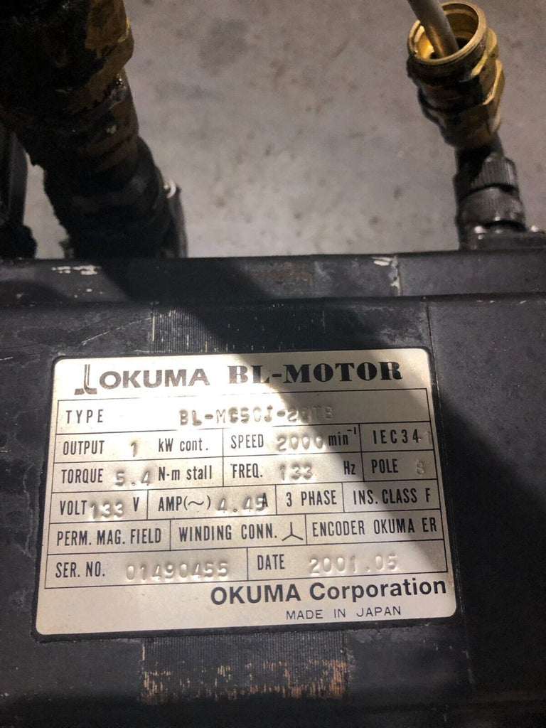 Okuma Servo Motor BL-MC50J 20TB
