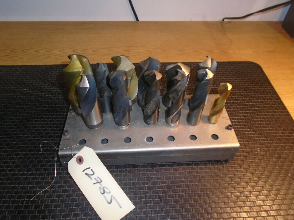 Set Of Large Stub Twist Drill 11 Pcs. With Stand
