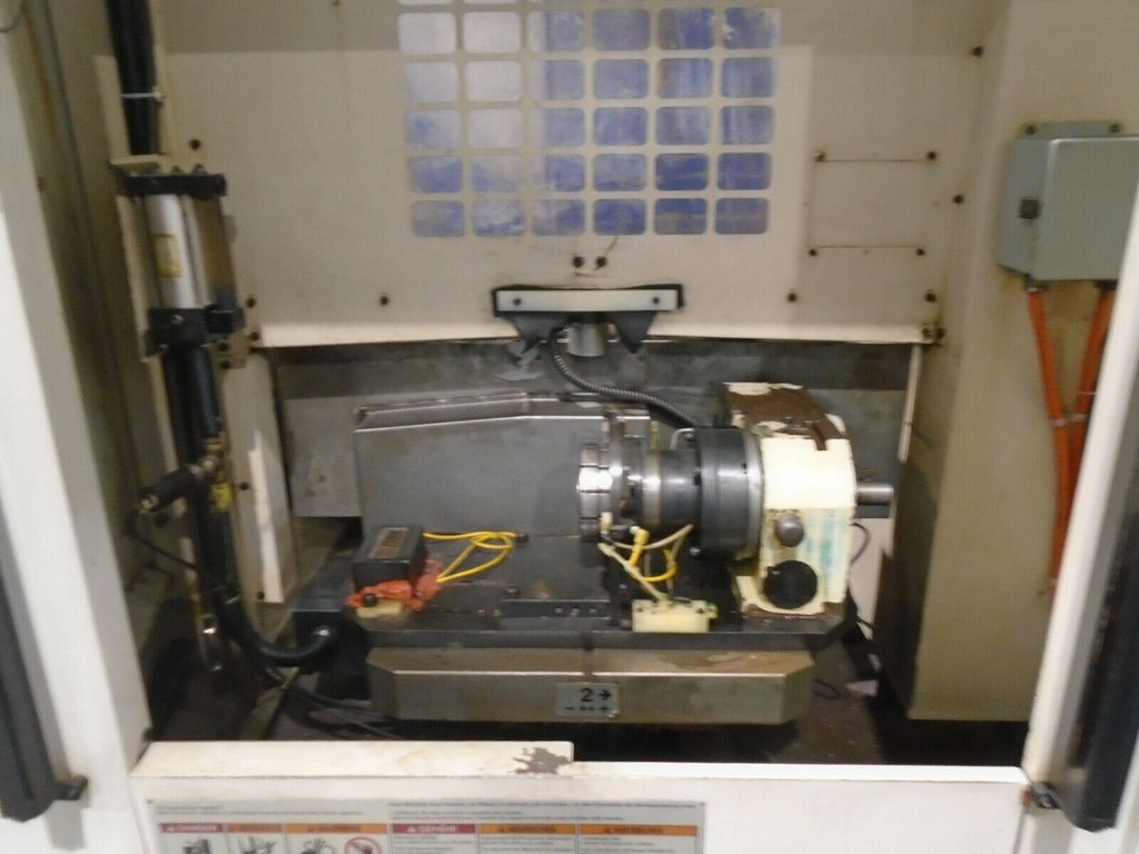 2000 Brother TC-32A CNC Drill & Tap Center 4 Axis W/2 Yukiwa Rotary Tables