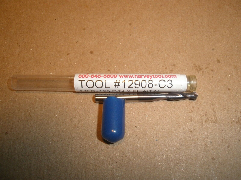 Harvey Tool Carbide Spot Drill 1/8" dia x 120 degree 2 pcs