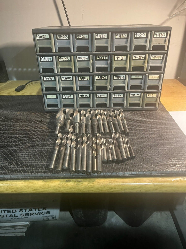 Miscellaneous Drills w/ Cabinet  (1-1/4" - 7/16") --28pcs