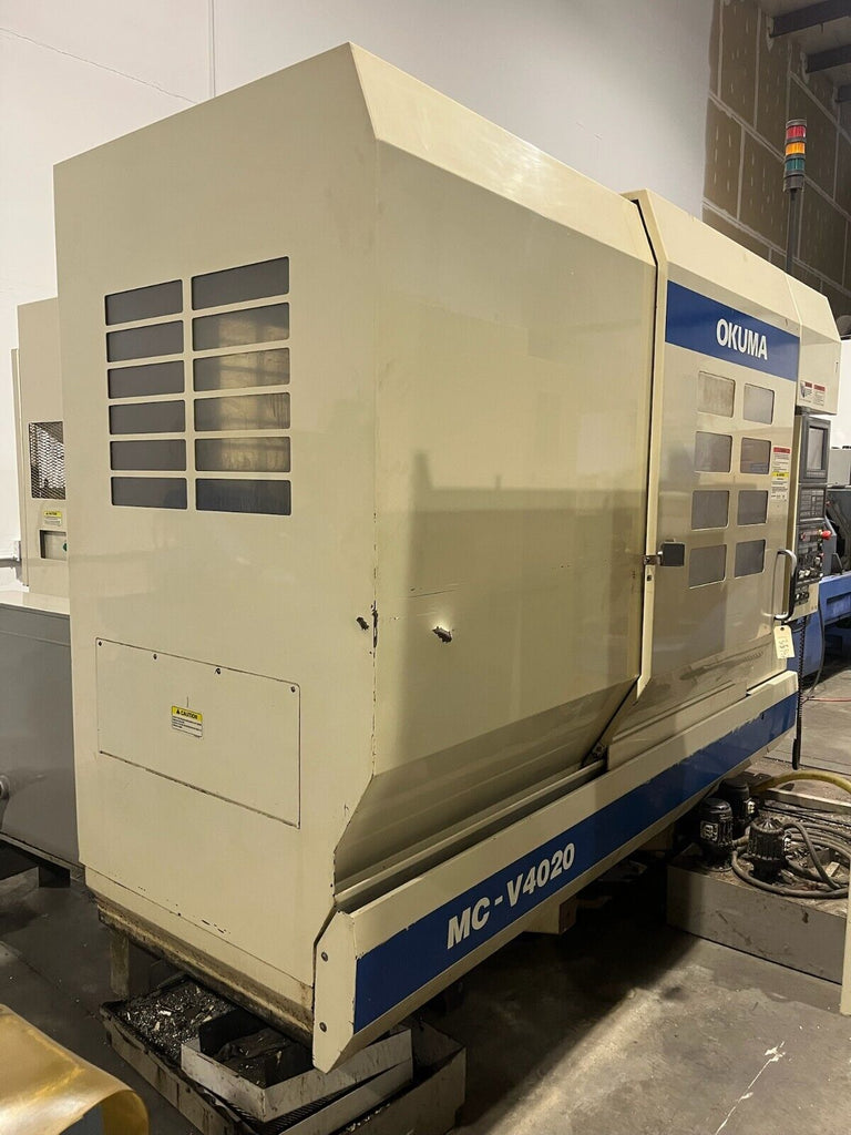 2003 Okuma MC-V4020 Vertical Machining Center CNC -- OSP-E100M Control 9886HRS 4