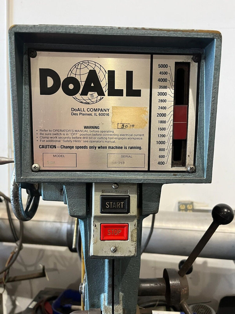 DoAll 3851 Variable Speed Drill Press 110V