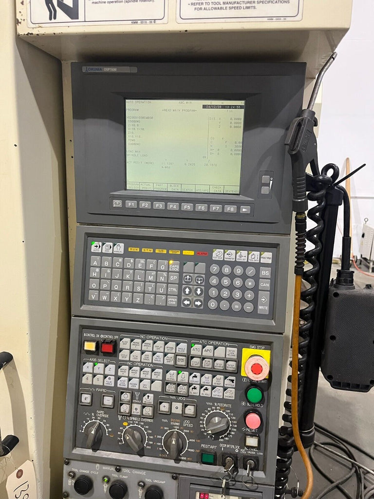 Okuma CNC Vertical Mill MX-45 VAE  ---OSP 700M (video under power in listing)