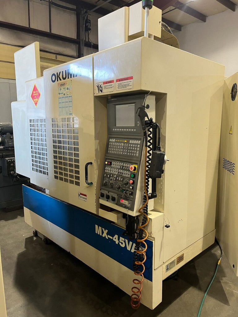 Okuma CNC Vertical Mill MX-45 VAE  ---OSP 700M (video under power in listing)