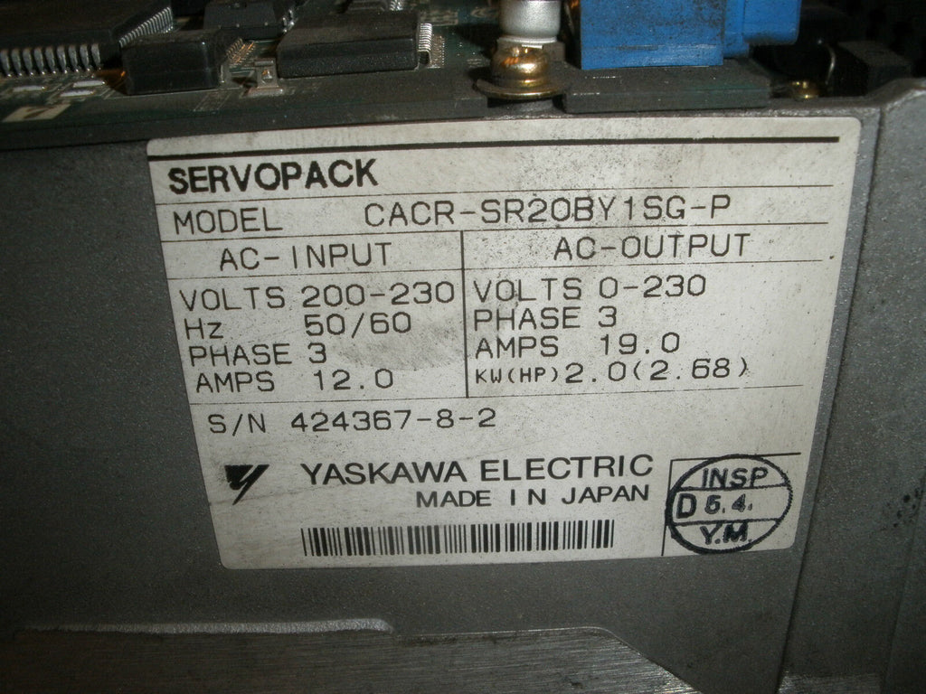 Amada / Yaskawa Servopack CACR-SR20BY1SG-P