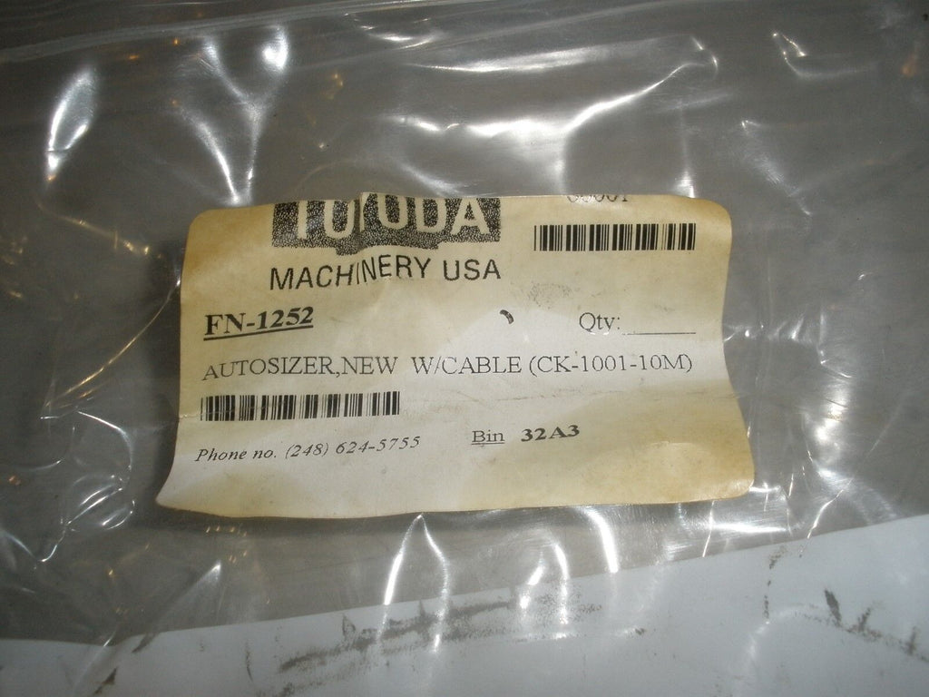 Toyoda FN-1252 CNC Grinder Sizer Cable CK-1001-10M 