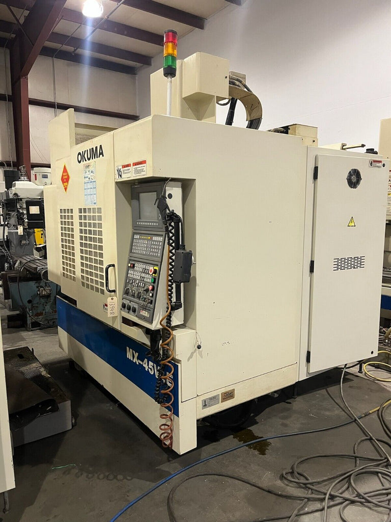 Okuma CNC Vertical Mill MX-45 VAE  ---OSP 700M (video under power in listing)