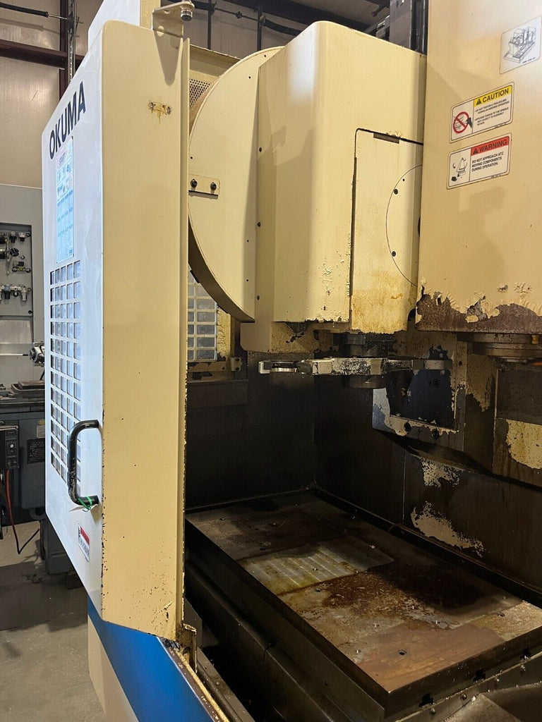 Okuma CNC Vertical Mill MX-45 VAE  ---OSP 700M (video under power in listing)