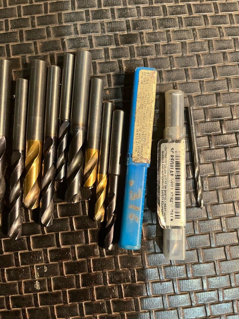 30 Miscellaneous Size Carbide Drills from 11/16" to 1/8"