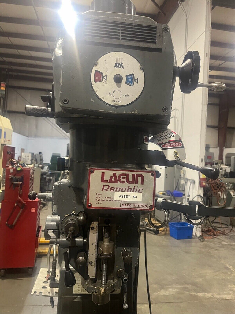 Lagun Vertical Mill, FT V1, DRO, PF, Variable Speed