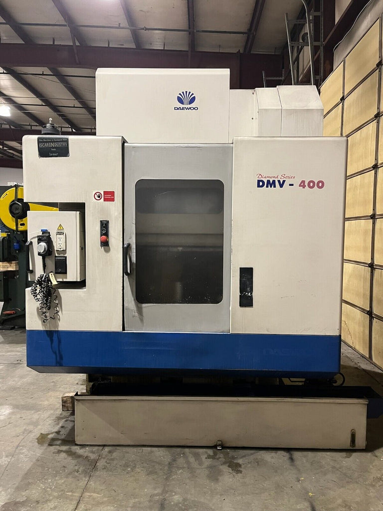 2000 Daewoo DMV-400 Twin Table Vertical CNC Mill / Machining Center