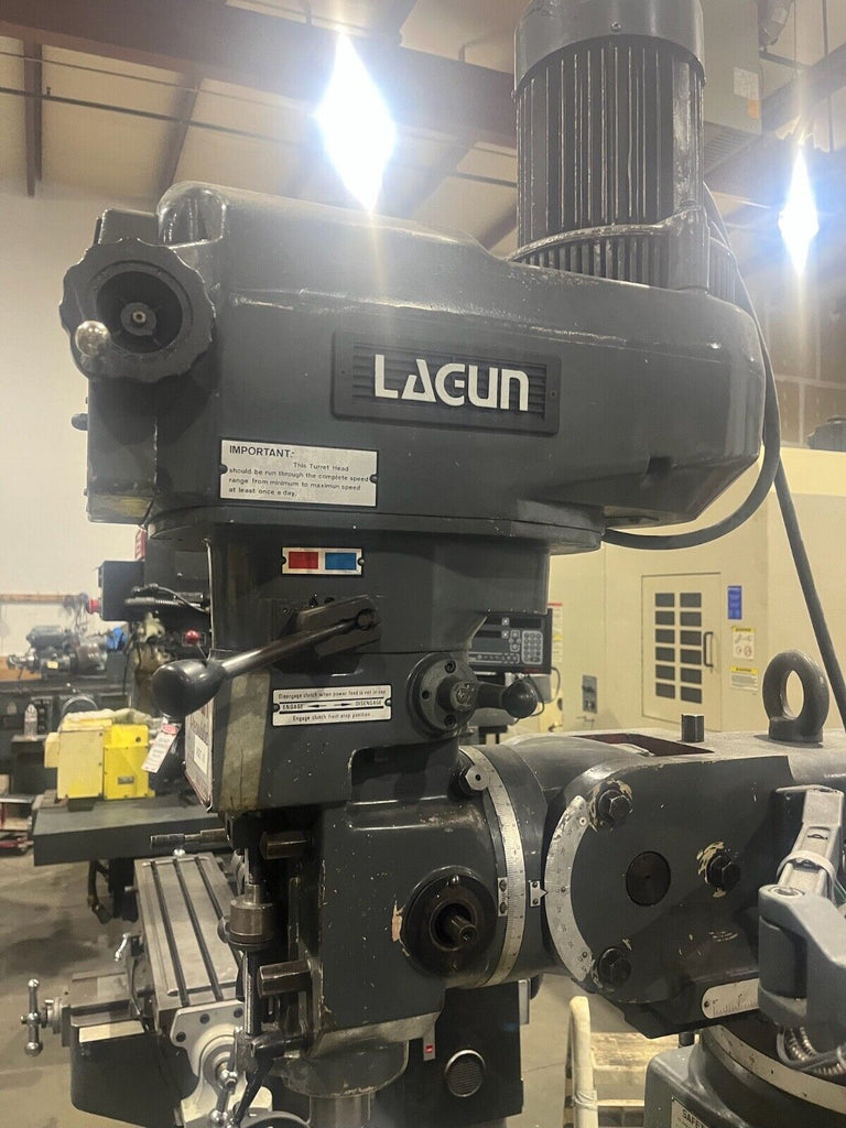 Lagun Vertical Mill, FT V1, DRO, PF, Variable Speed