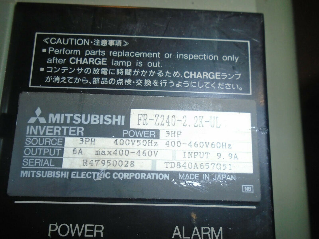 Mitsubishi Invertor / Servo Drive FR-Z240-2.2K-UL