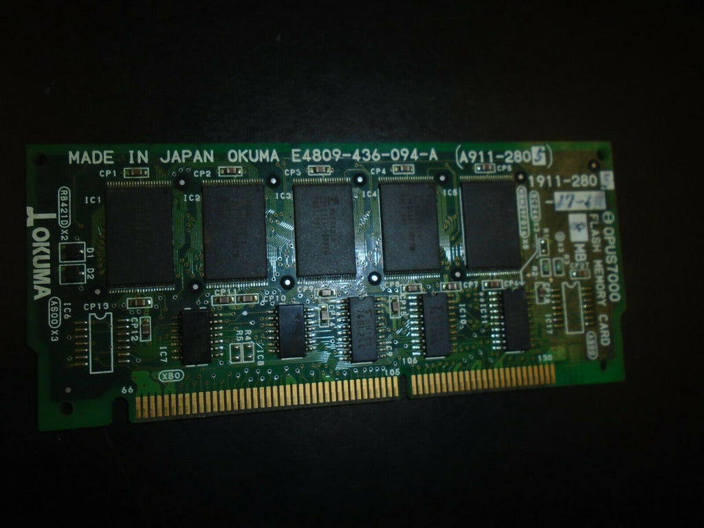 Okuma Opus 7000 Flash Memory Card E4809-436-094-A New / Old Stock