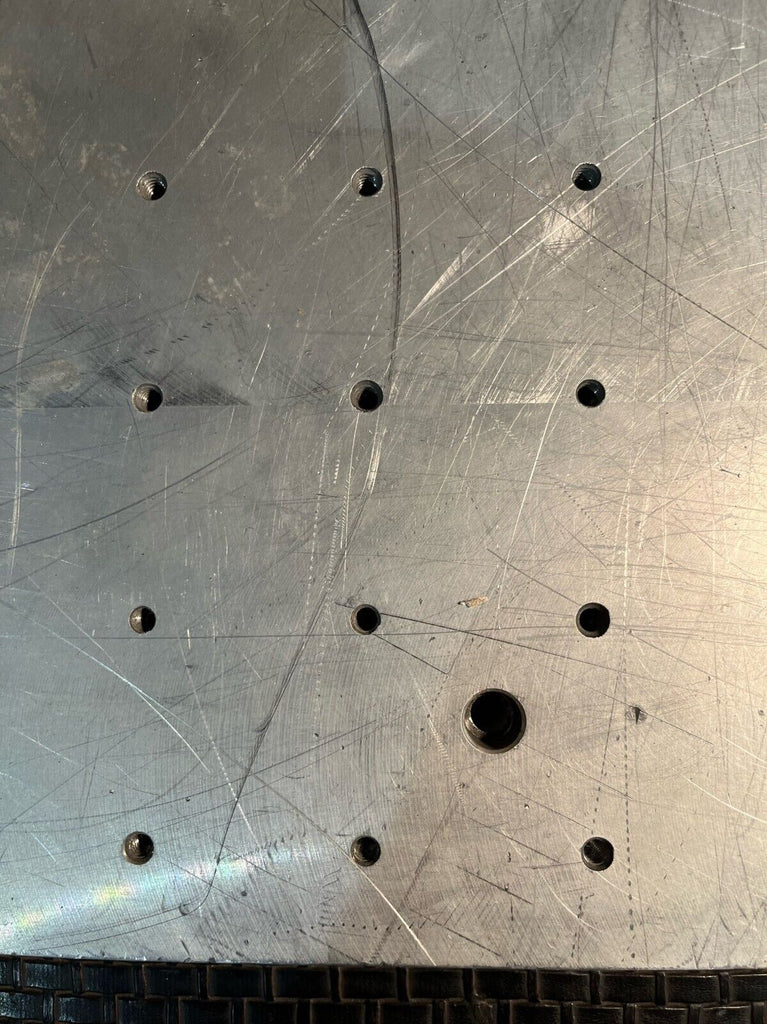 CNC Mill/CMM Aluminum Sub Plate 26" x 14" x 1"  w/  1/4  -  20 holes