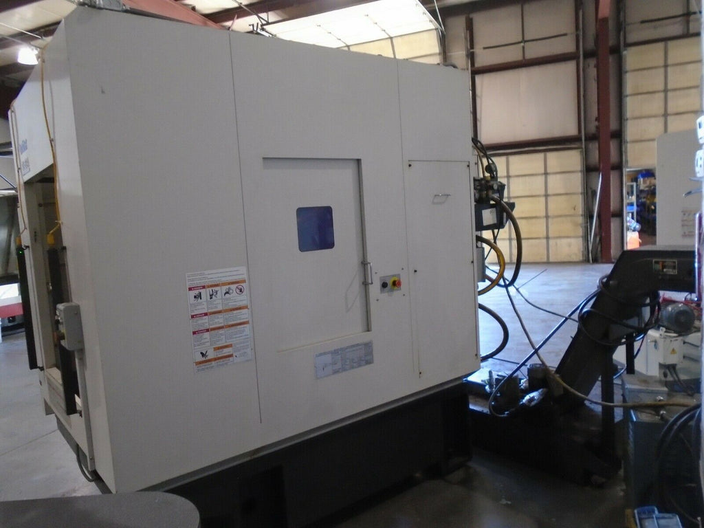 2000 Brother TC-32A CNC Drill & Tap Center 4 Axis W/2 Yukiwa Rotary Tables