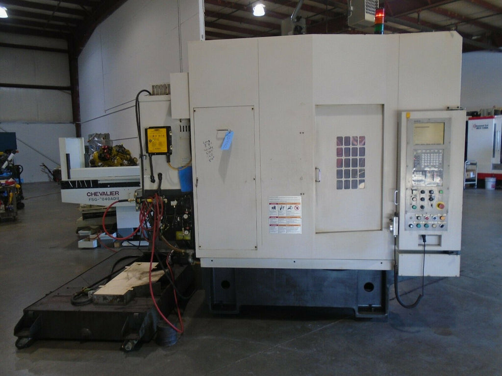 2000 Brother TC-32A 4 Axis CNC Drill & Tap Center W/2 Yukiwa Rotary Tables
