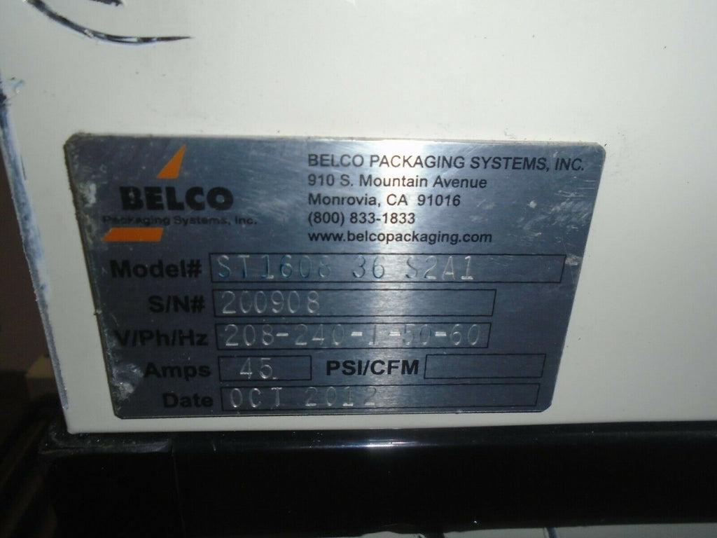 Belco ST1608-36-S2A1 Shrink Tunnel