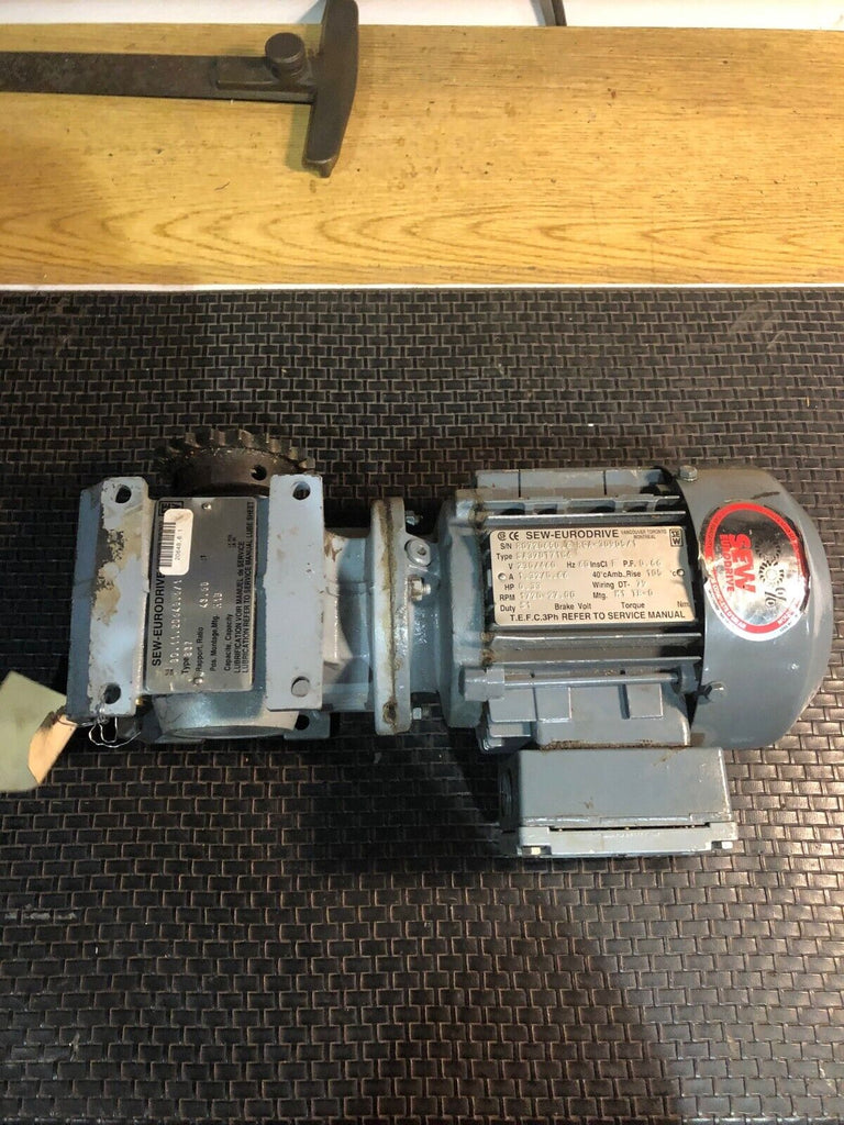 SEW-Eurodrive SA37DT71C4 with S37 Gear Reducer