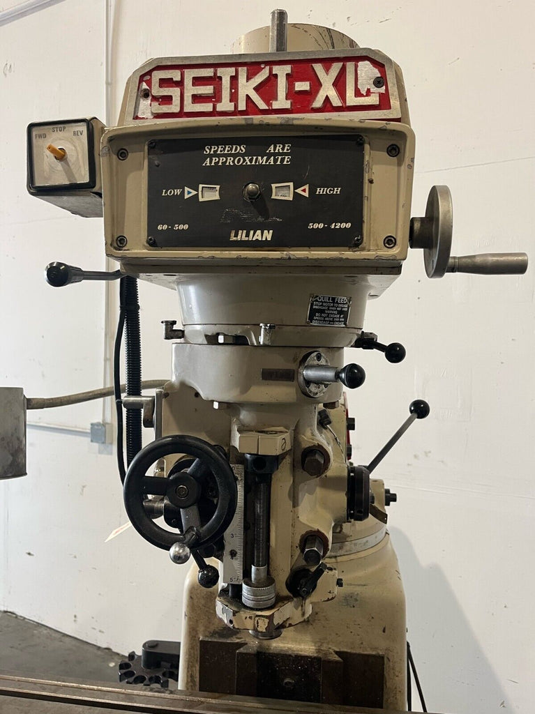 Seiki -XL Variable Speed Vertical Mill 3HP (Year 1991)